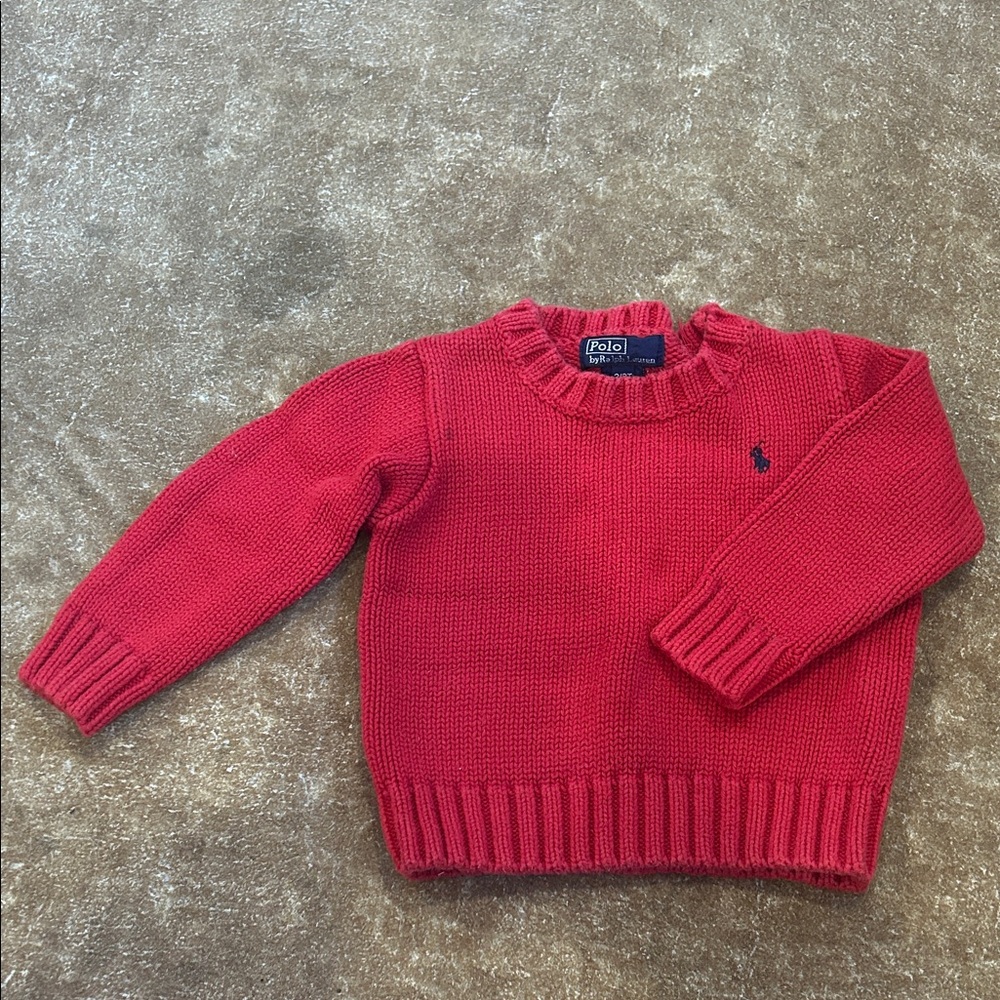Polo by Ralph Lauren Red Kids Sweater